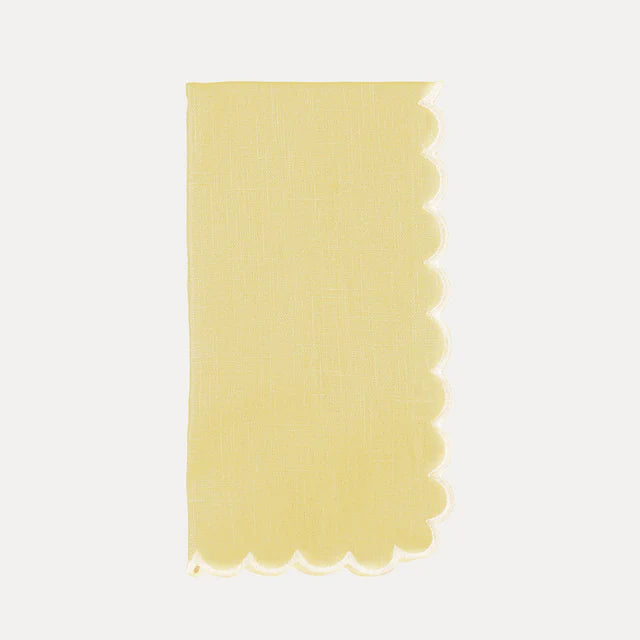 Guardanapo Filipa Amarelo com Branco