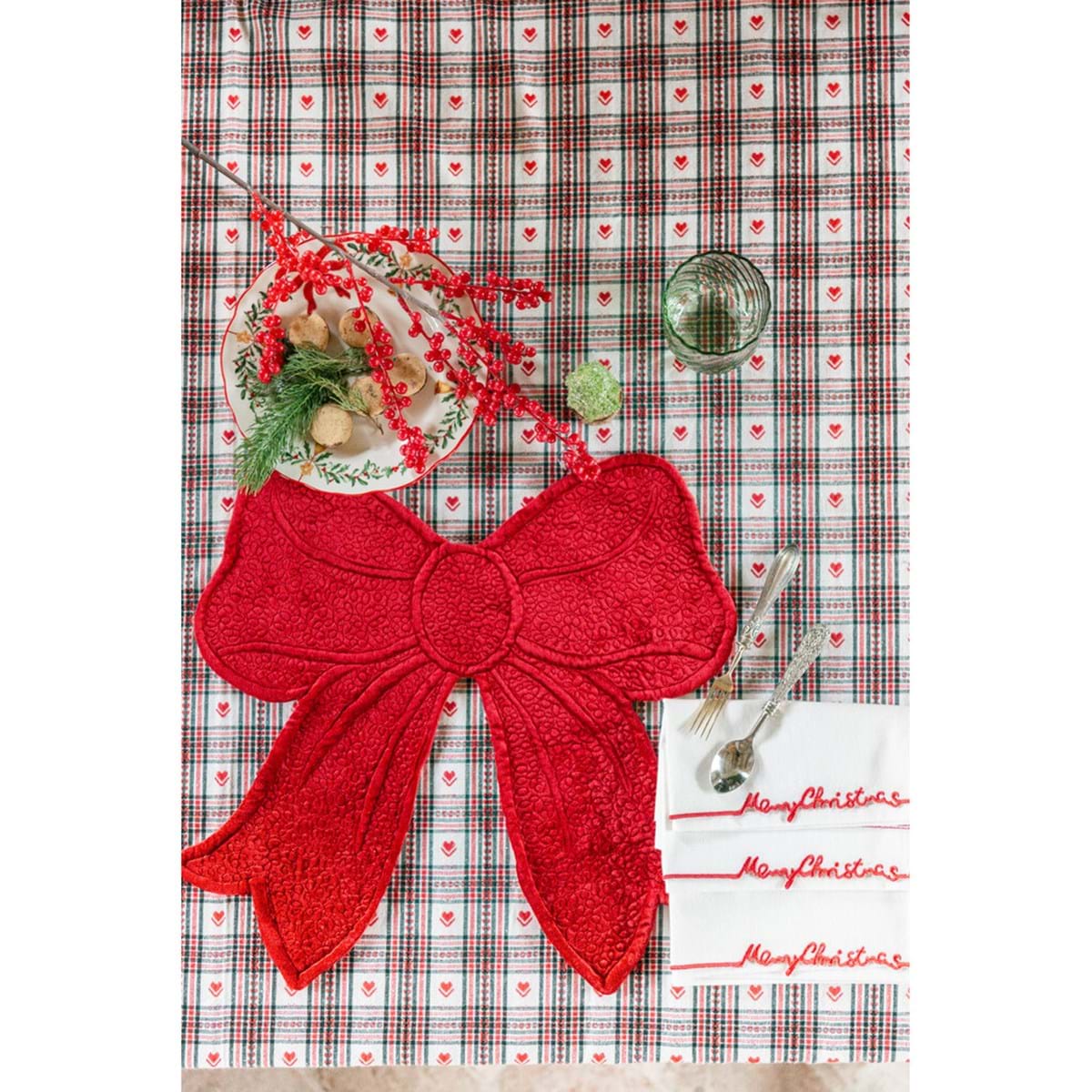 Set 4 Guardanapos Merry Xmas