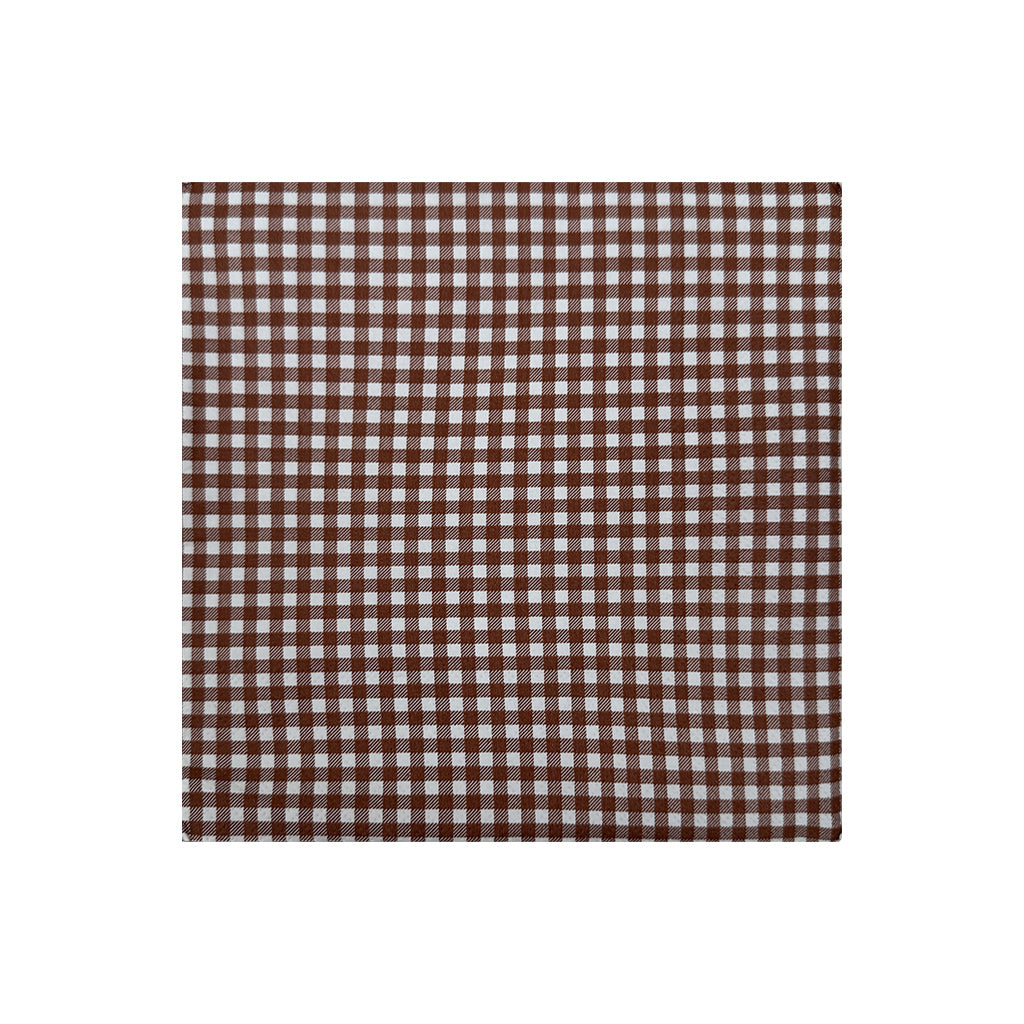 Guardanapo Vichy Castanho 20x20cm