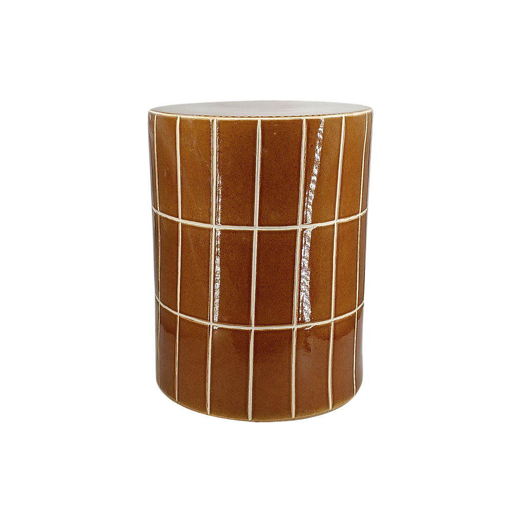 Banqueta Castanha Jojo D33 H44cm