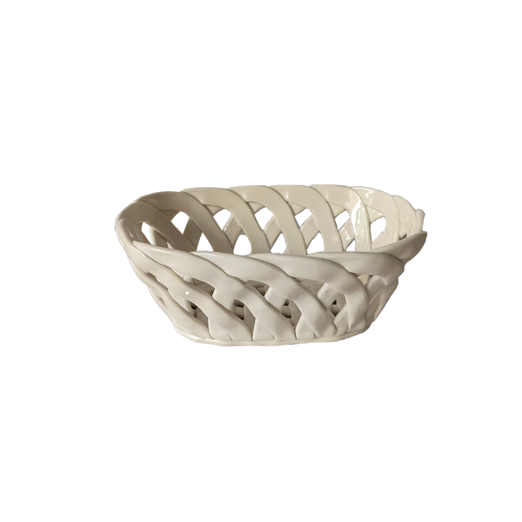 Cesto Ceramica Rectangular Pequeno