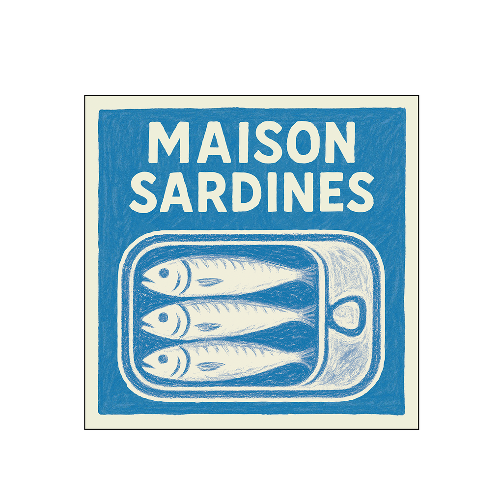 Guardanapo Maison Sardines 20x20cm