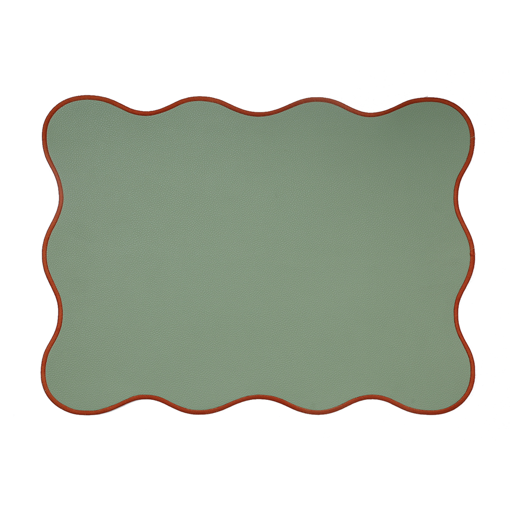 Individual Rectangular Juliette verde 33x45cm