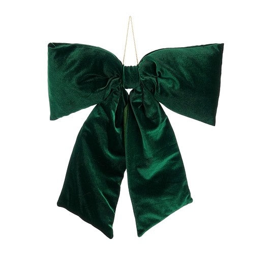 Laço Verde Veludo Grande 510cm