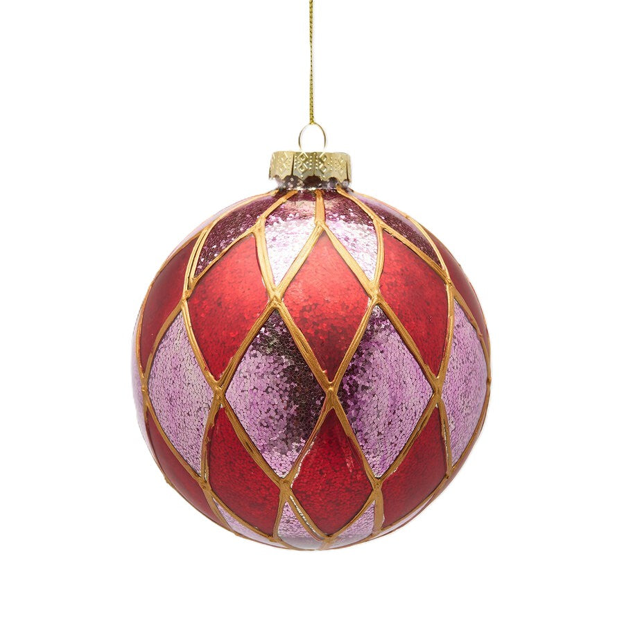 Bola Glittermix Losangos 12cm