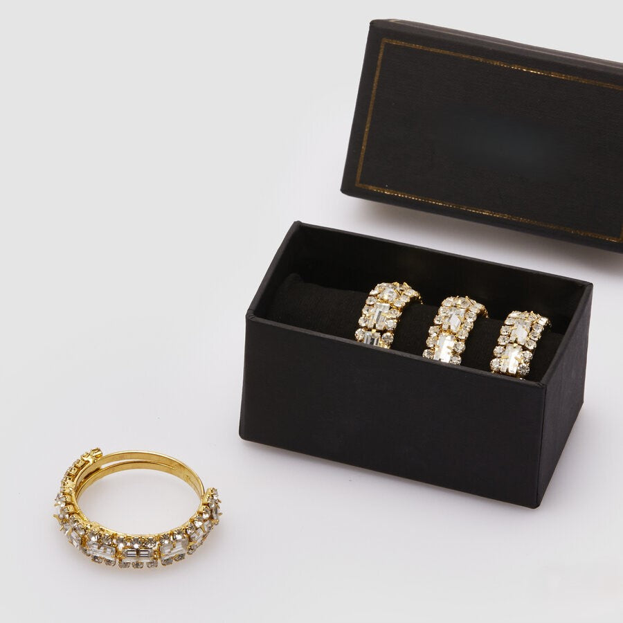 Argola de Guardanapo Jewel Dourado Ø4cm