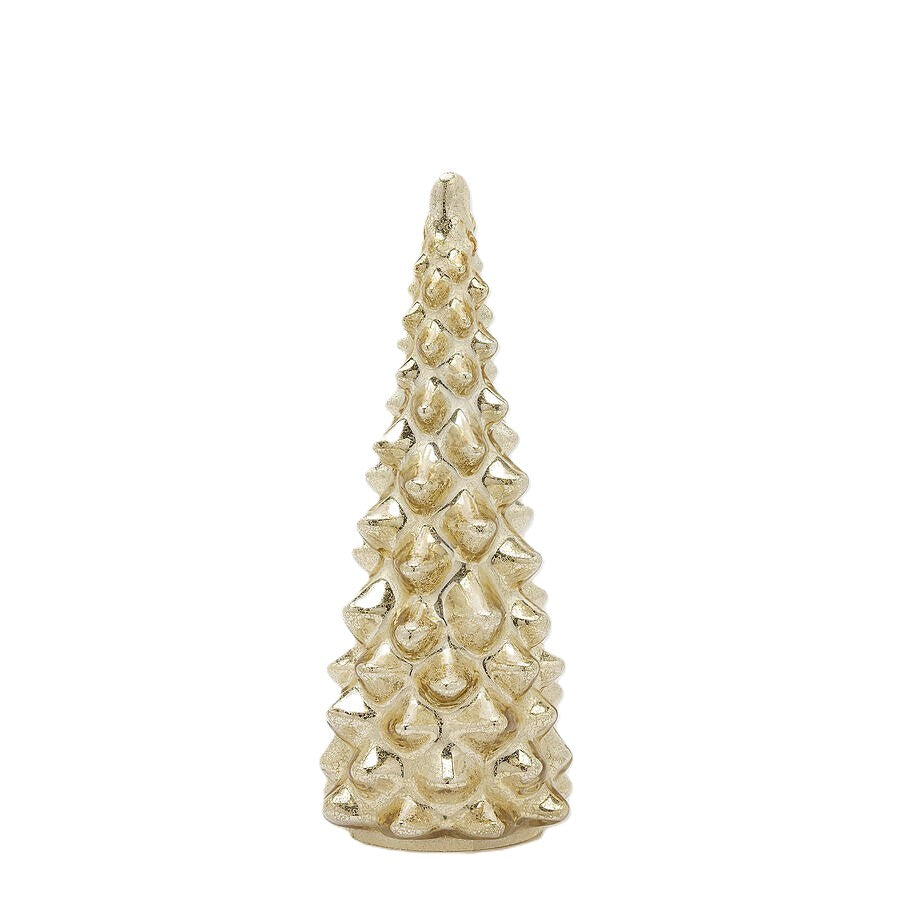 Pinheiro Dourado Vidro Pequeno
