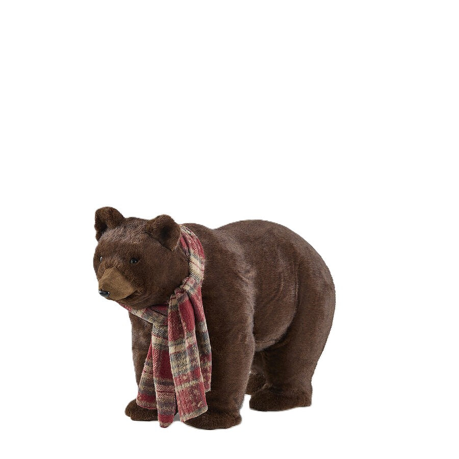 Urso Sentado Médio Castanho