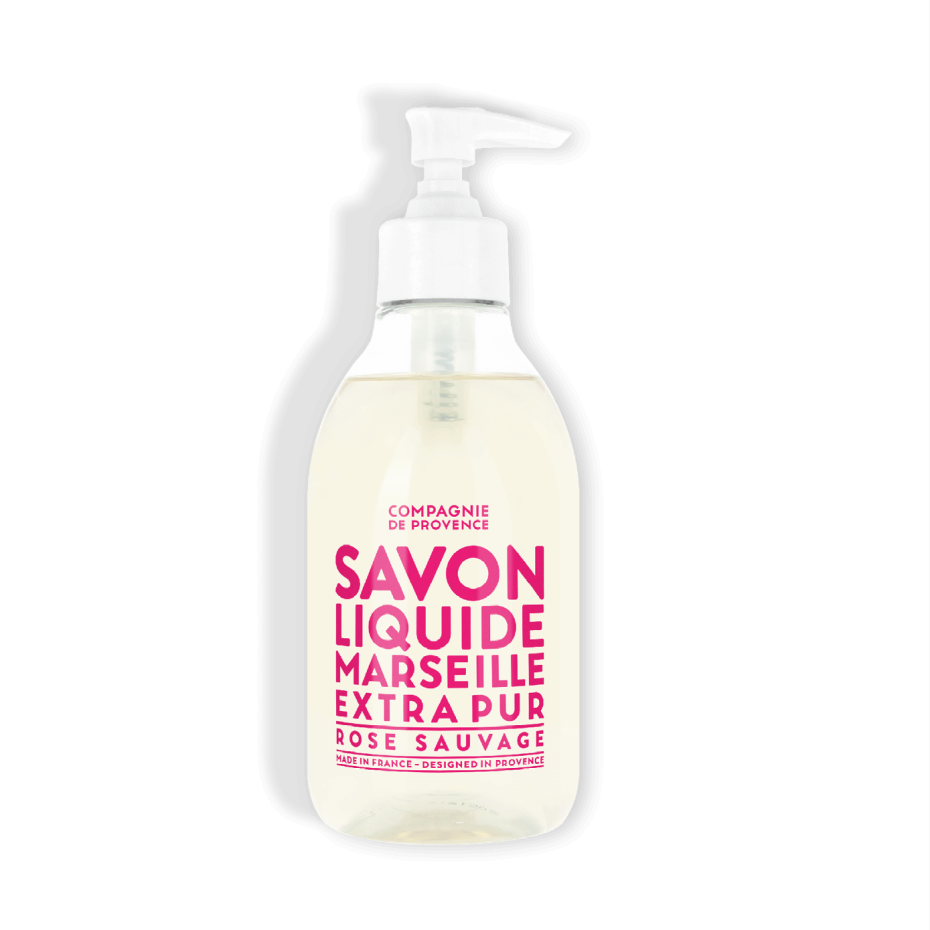 Sabão Líquido de Marseille Rose Sauvage 300ml