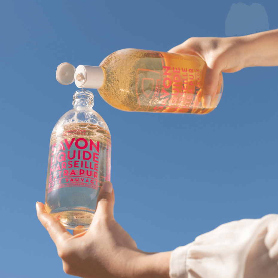 Sabão Líquido de Marseille Rose Sauvage 300ml