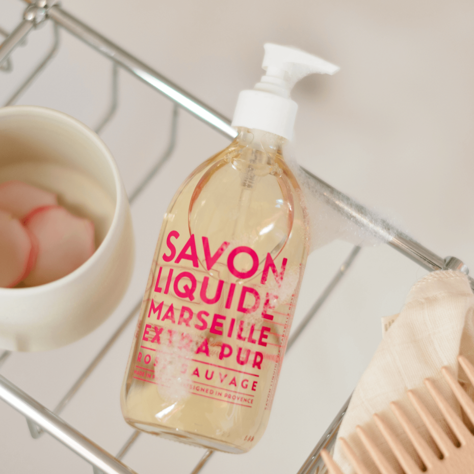 Sabão Líquido de Marseille Rosa Sauvage 495ml