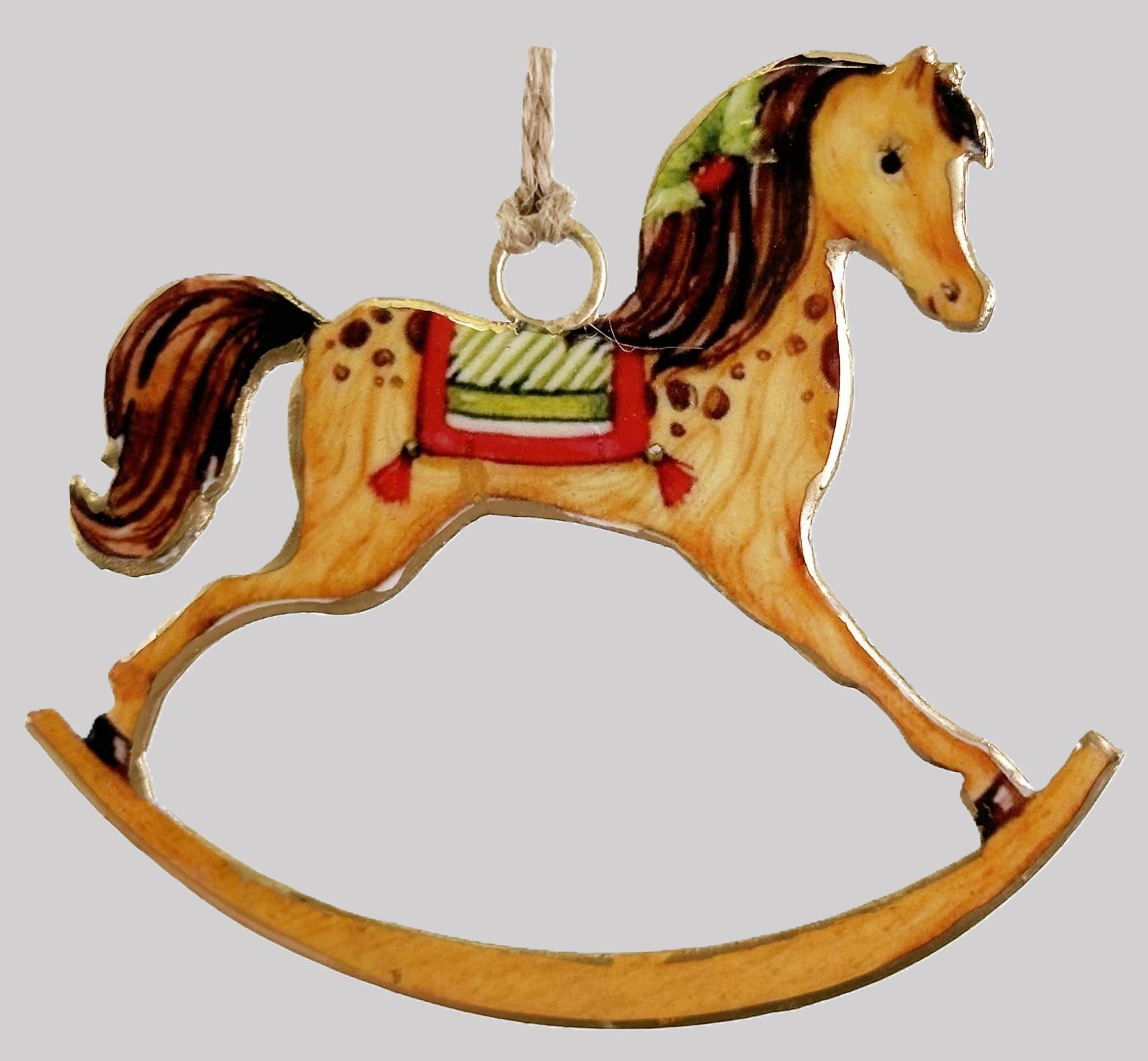 Penduro Rocking Cavalo Baloiço Metal 10cm