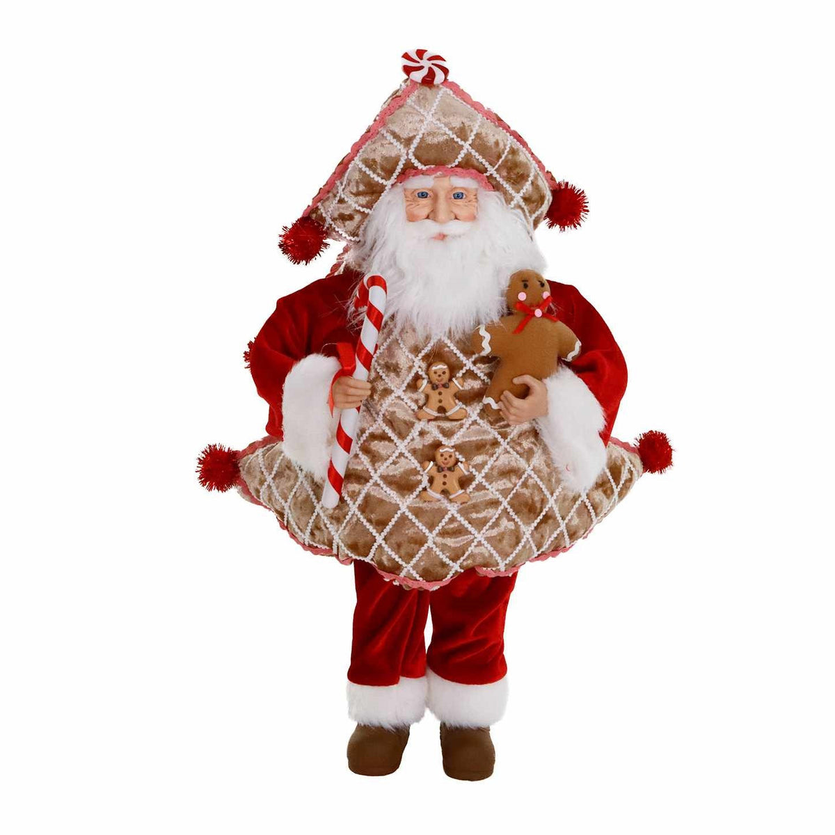 Pai Natal Gingerbread Tree Bengala 52cm