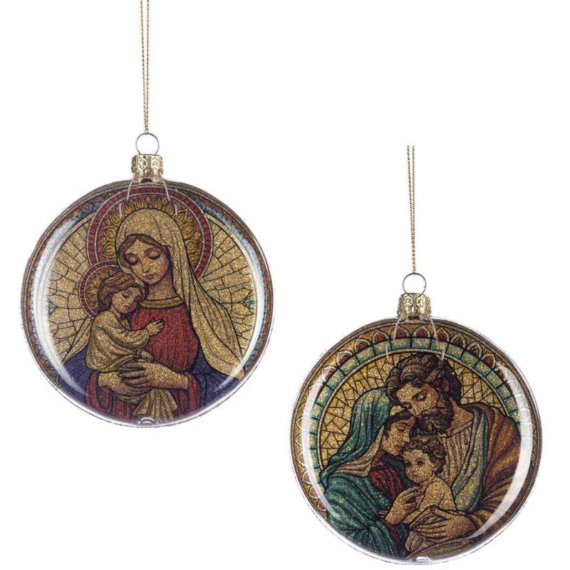 Sortido Penduro Bola c/ Holy Family Mary 10cm