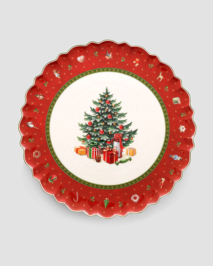 Prato de Bolo Árvore de Natal 33cm