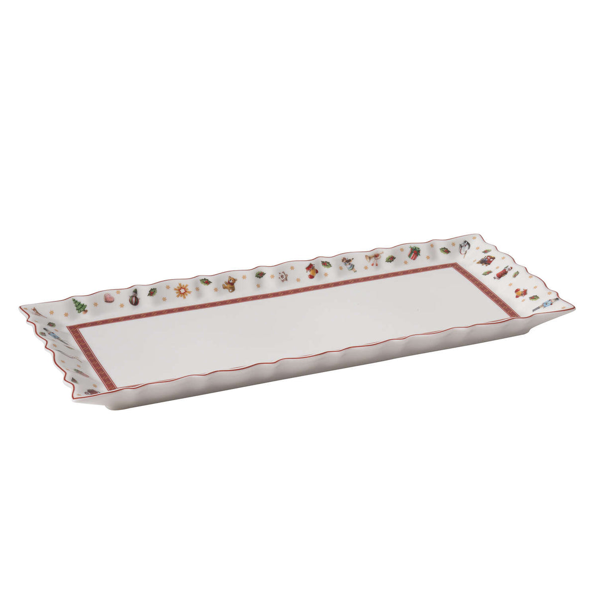 Prato para Bolo Retangular Toy's Delight 39x16cm