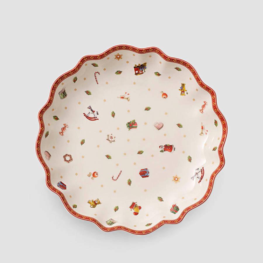 Bowl Branca Deco Natal 25cm