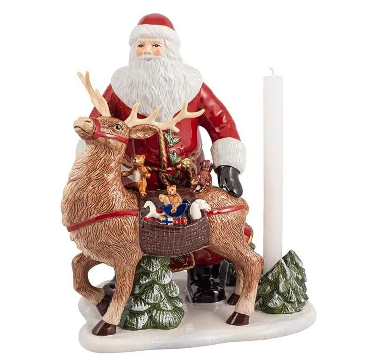 Porta Vela Pai Natal Christmas Toys
