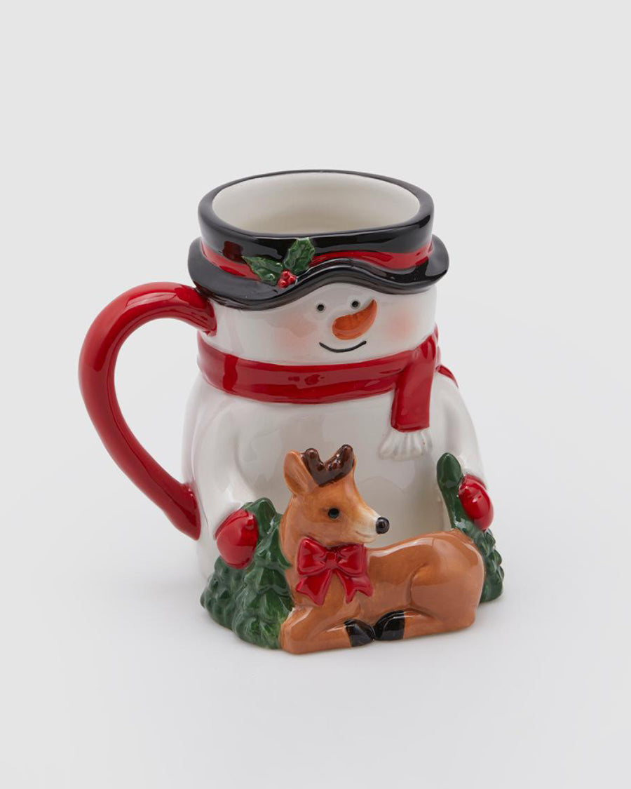 Caneca Boneco de Neve 13cm
