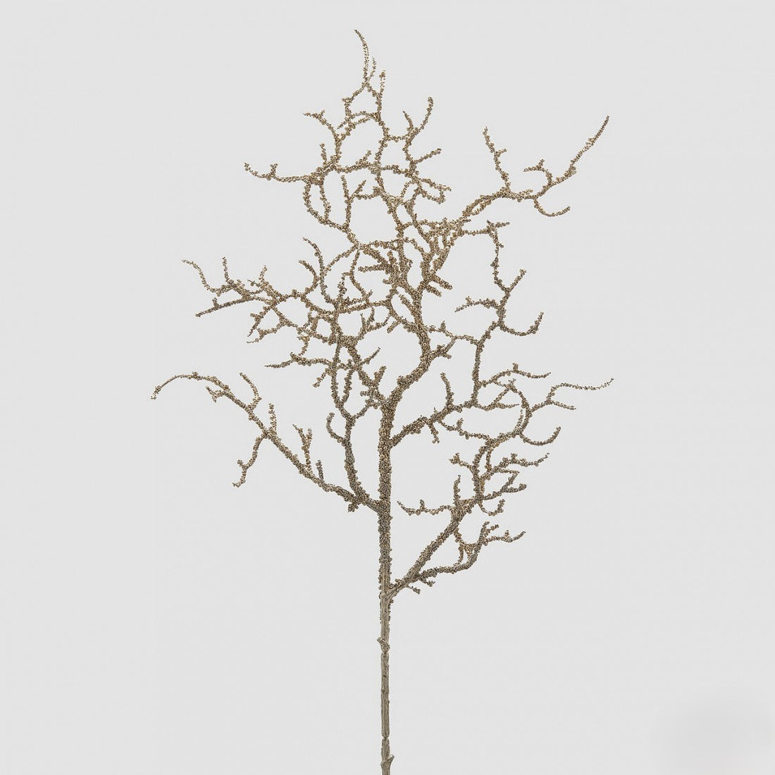 Ramo Coral Prateado 75cm