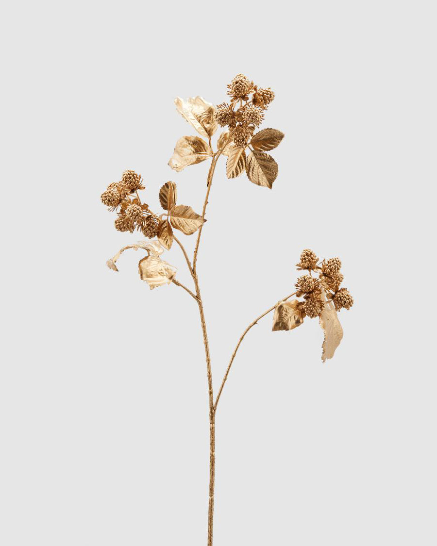 Flor Mora Dourada 65cm