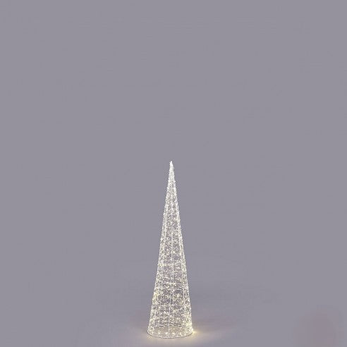 Cone 600MicroLeds Brancos 120cm