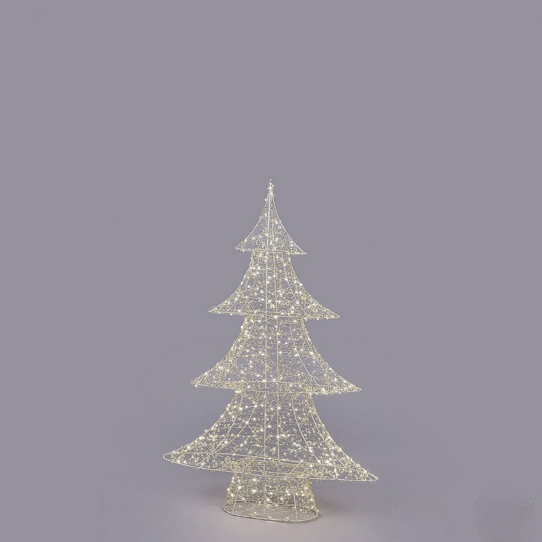 Pinheiro Luz Amarela 600MircroLed 100cm