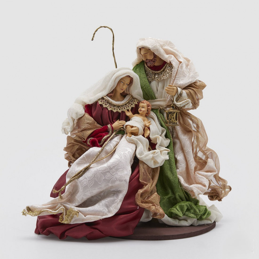 Presepio King c/ base Verde e Vermelho 40cm