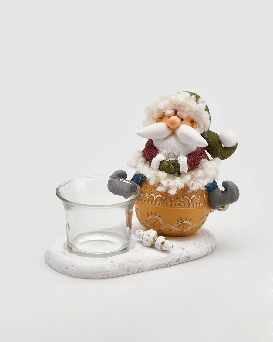 Porta Vela Pai Natal 12cm