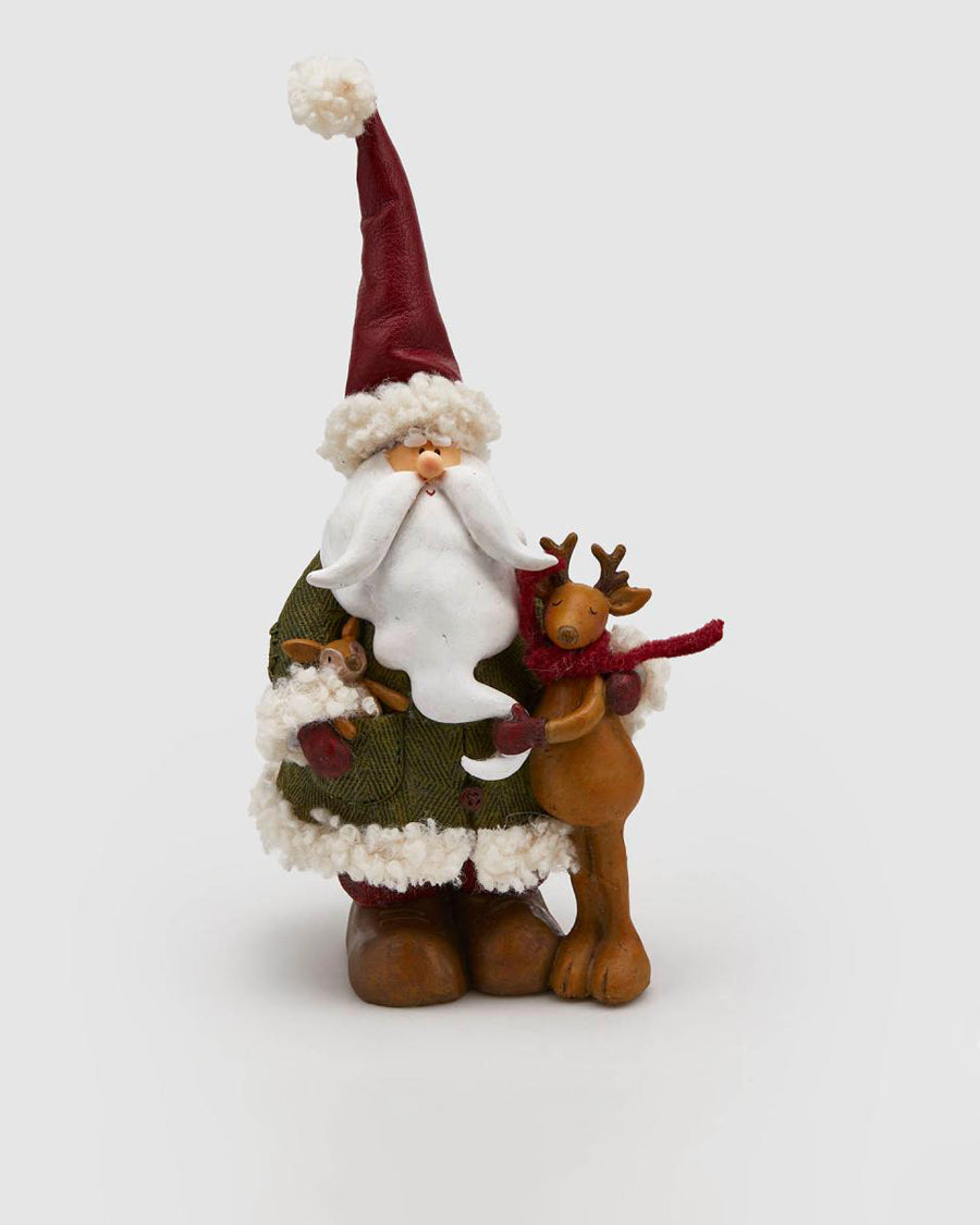 Pai Natal c/ Rena 29cm