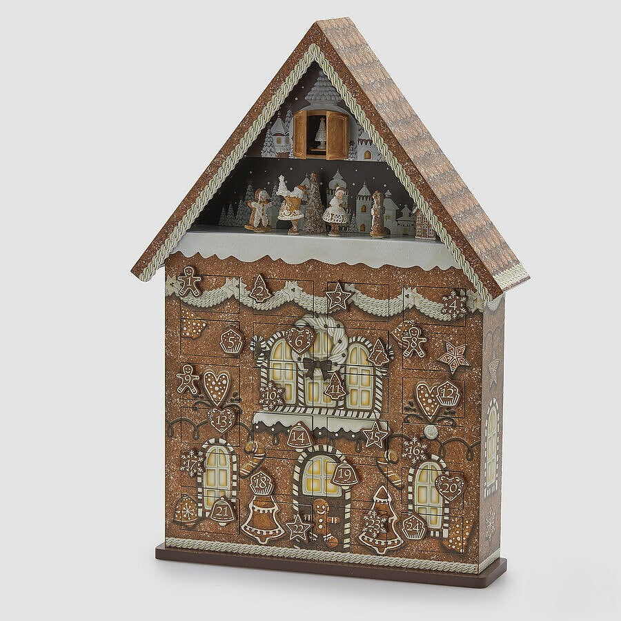 Casinha de Natal Calendário do Avento 62cm