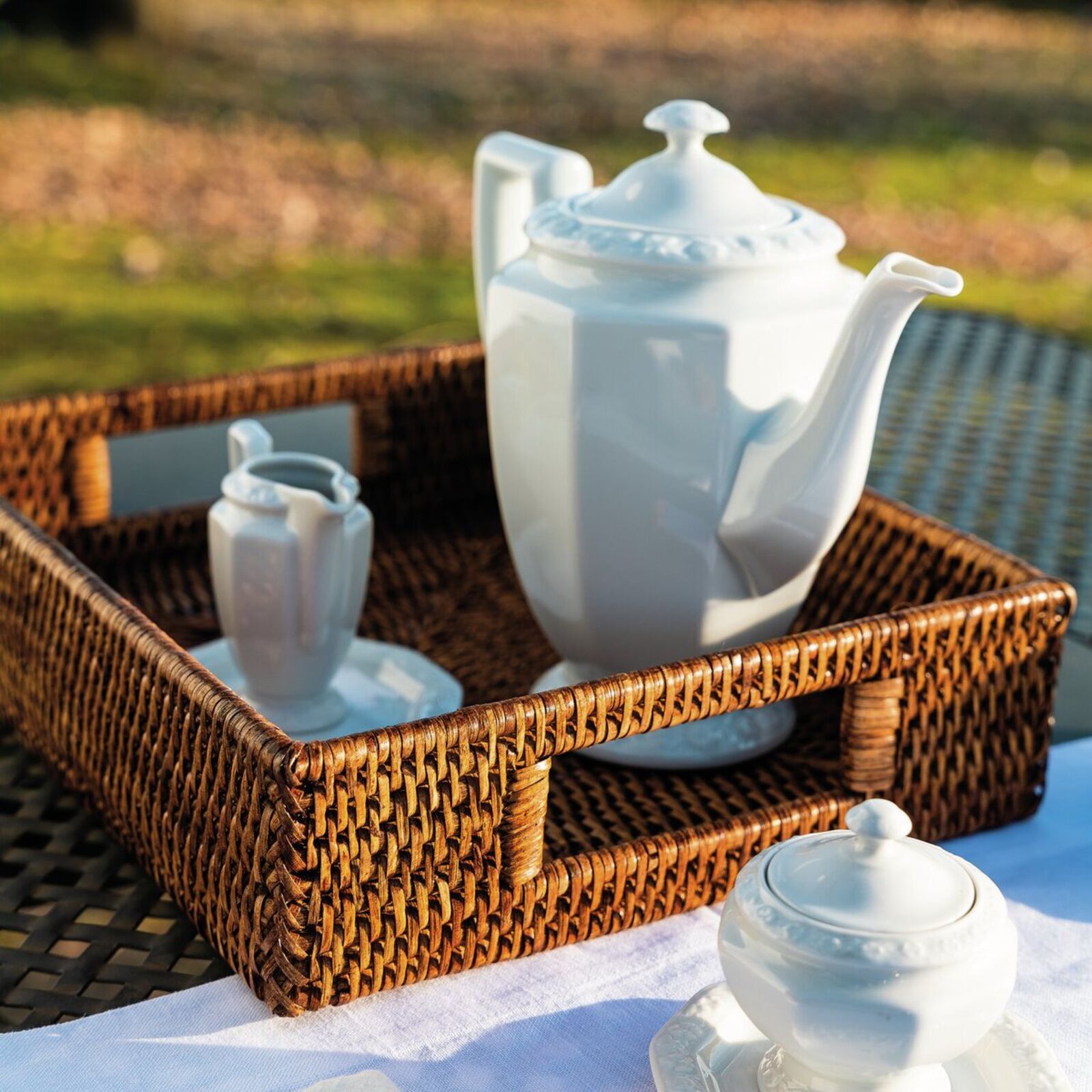 Tabuleiro em Rattan 32,5x26,5cm