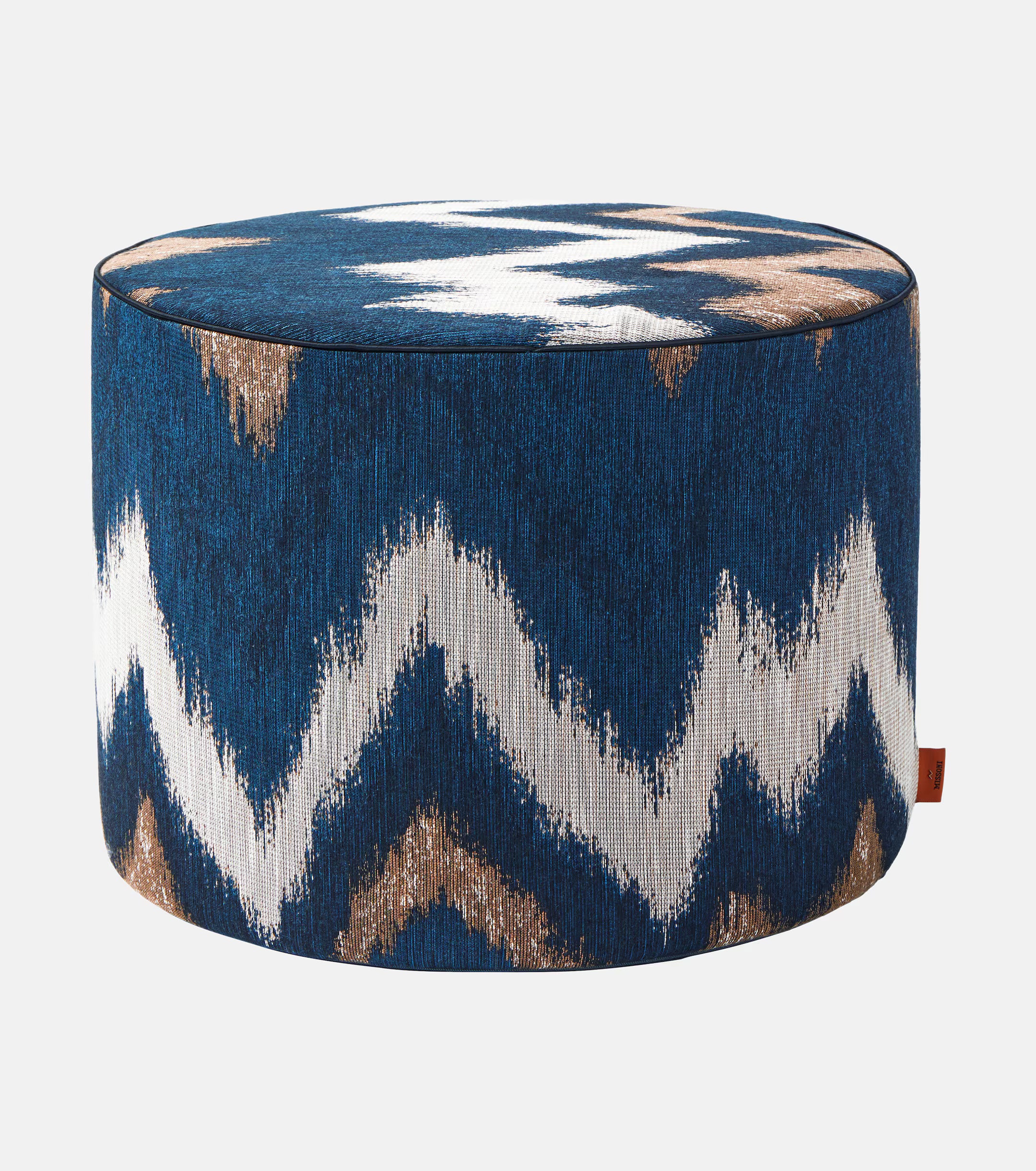 Pouf Zigzag Ikat 40x30 cor150
