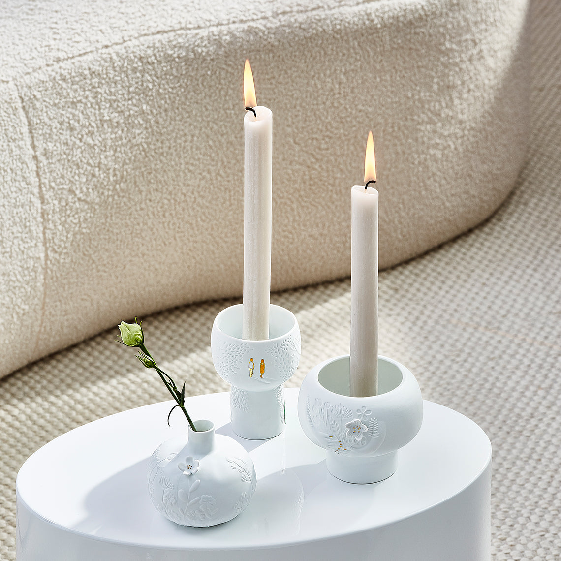 Candelabro Ramo de flores 9cm