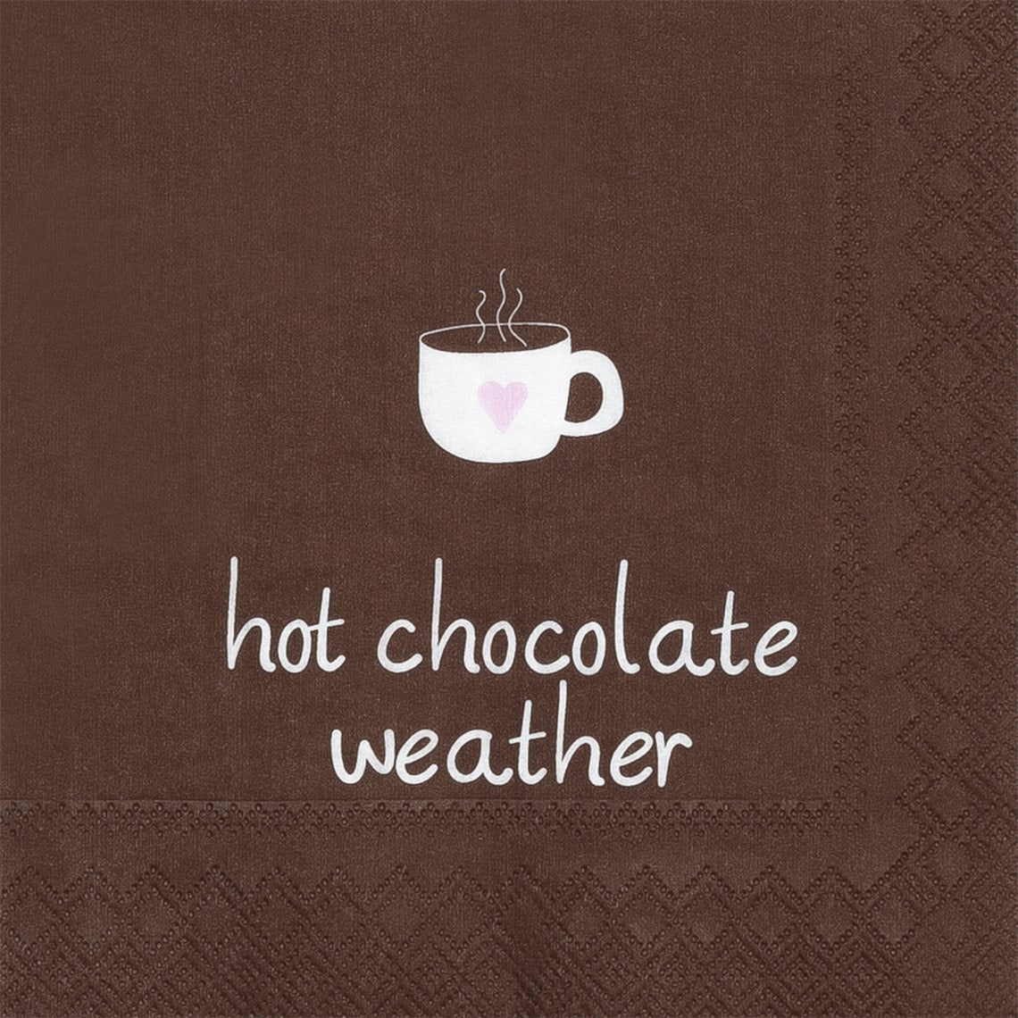 Guardanapos Cocktail "Hot chocolate weather"