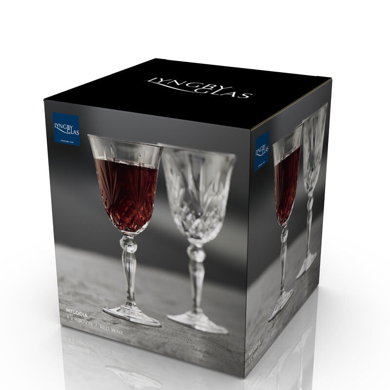 Set 4 Copos Vinho Tinto Lyngby