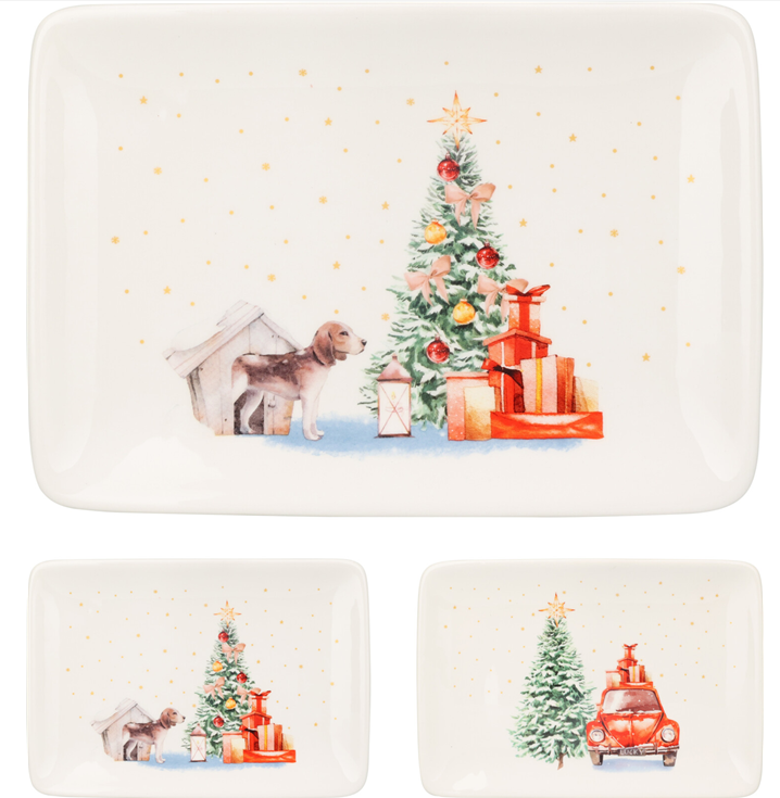 Prato Natal Sortido 25cm (1uni)