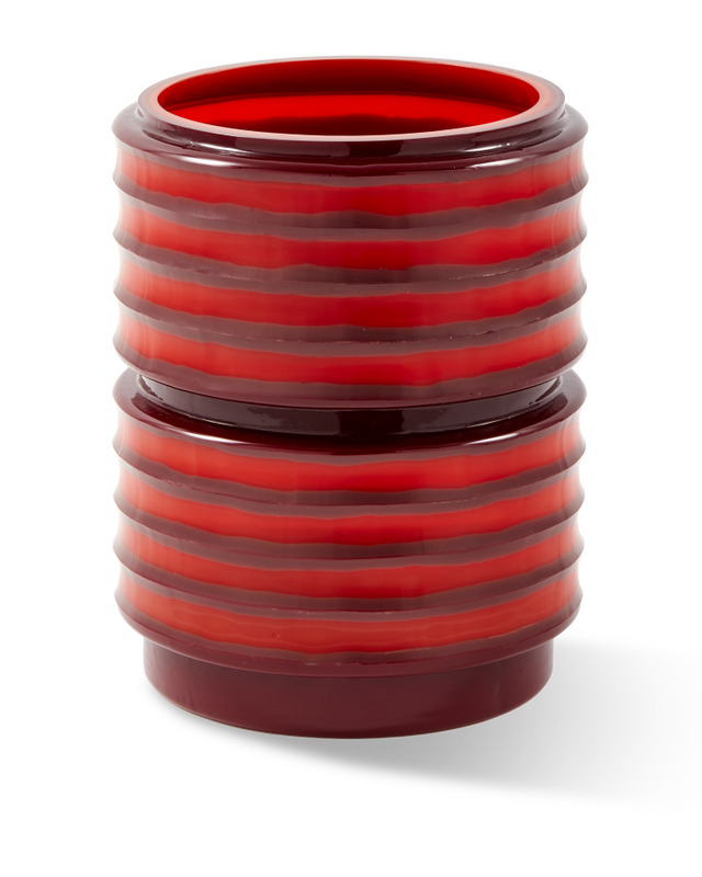 Jarra de Vidro Layer Vermelha 27cm