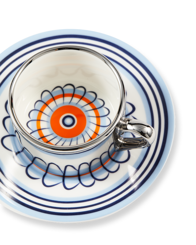 Set 2 Chavenas Expresso Floral