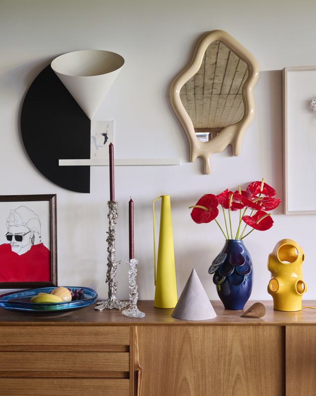 Jarra Quillie Azul 32cm