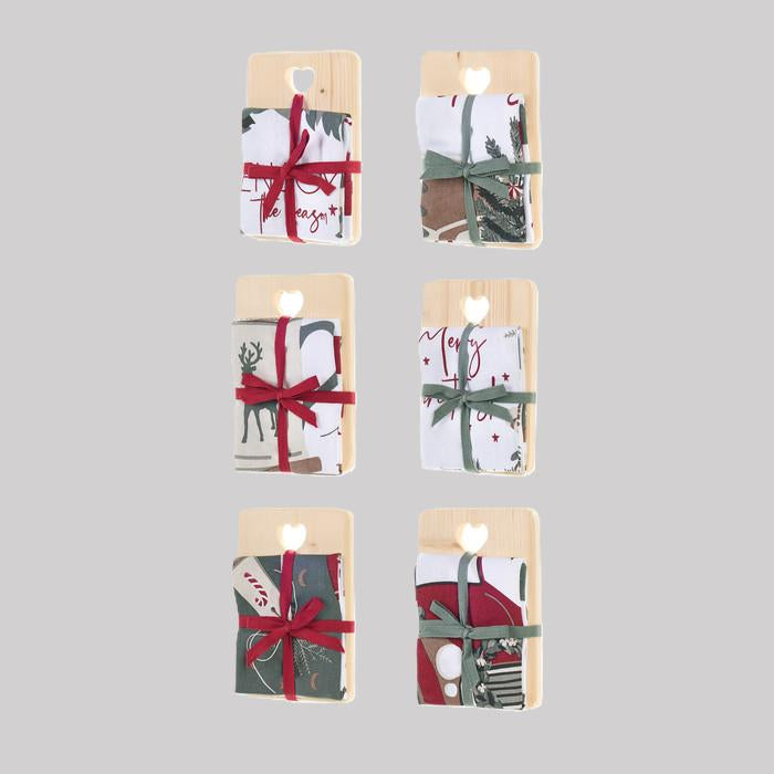 Pano com Tábua Natal Sortido (1uni) 40x70cm