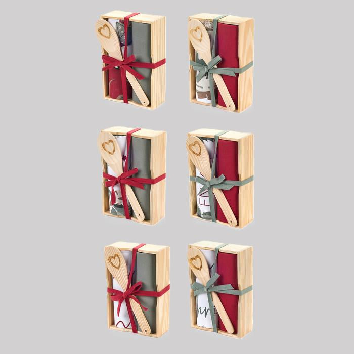 Set 2 Panos com Tábua Natal 40x70cm