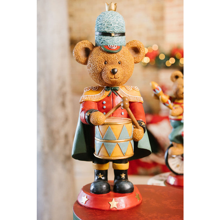 Urso Soldado Circo 40cm