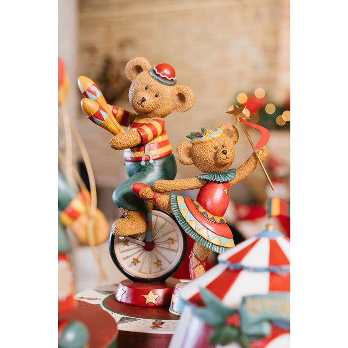 Urso c/ Bicicleta 13cm