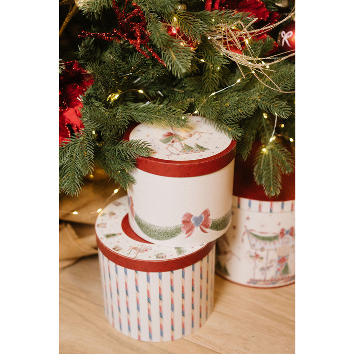 Set 3 Caixas Carrossel 20/23/26cm