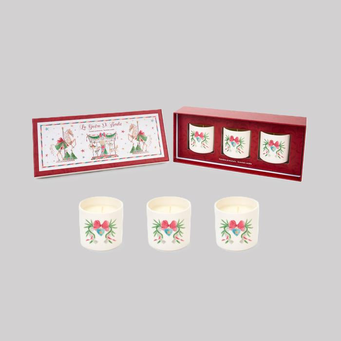 Set 3 Velas Carrossel 70gr