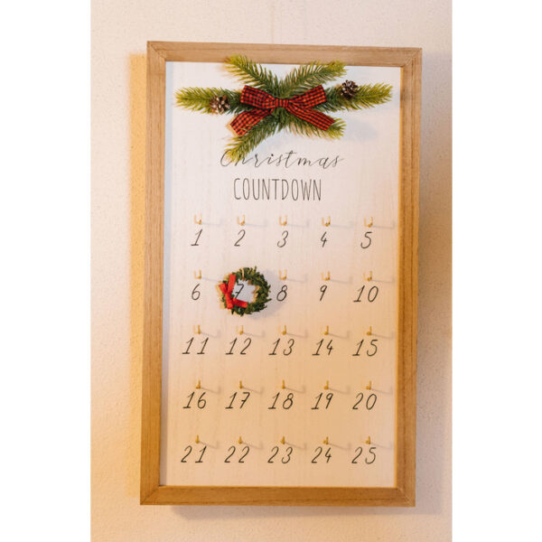 Calendário Advento Queen 30x50cm