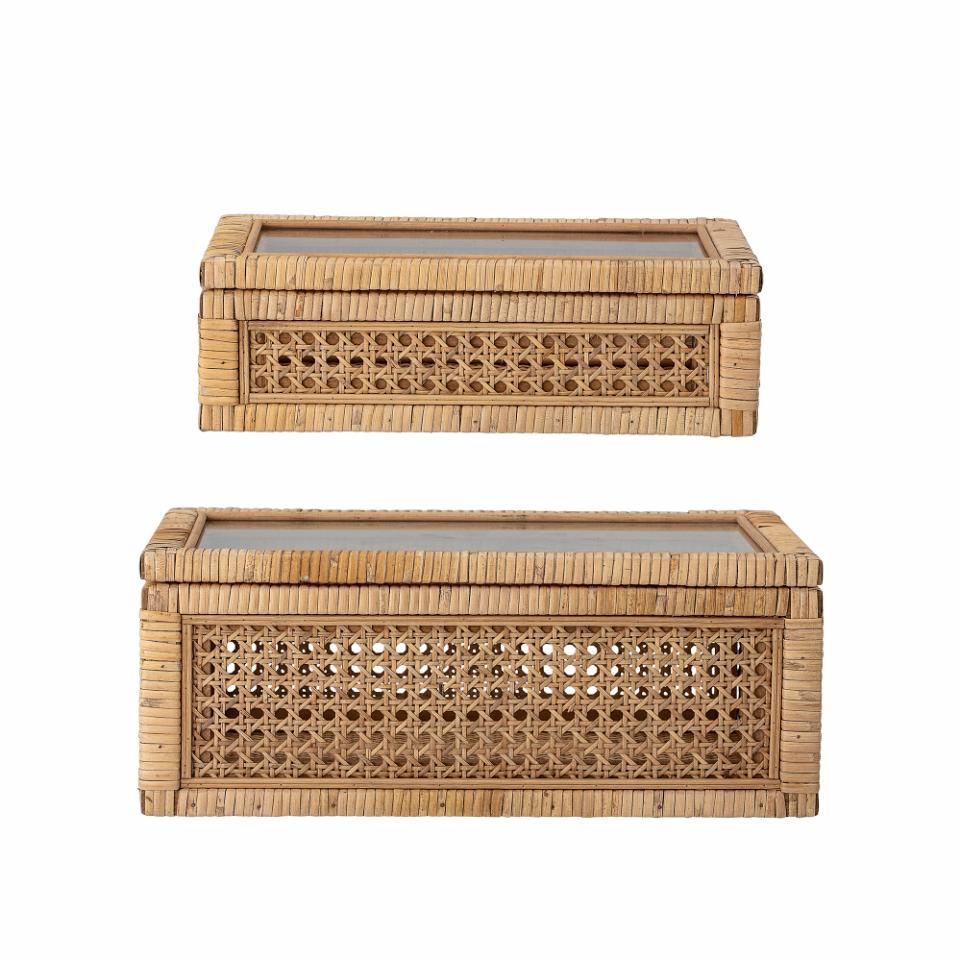 Set 2 Caixas Lally Rattan