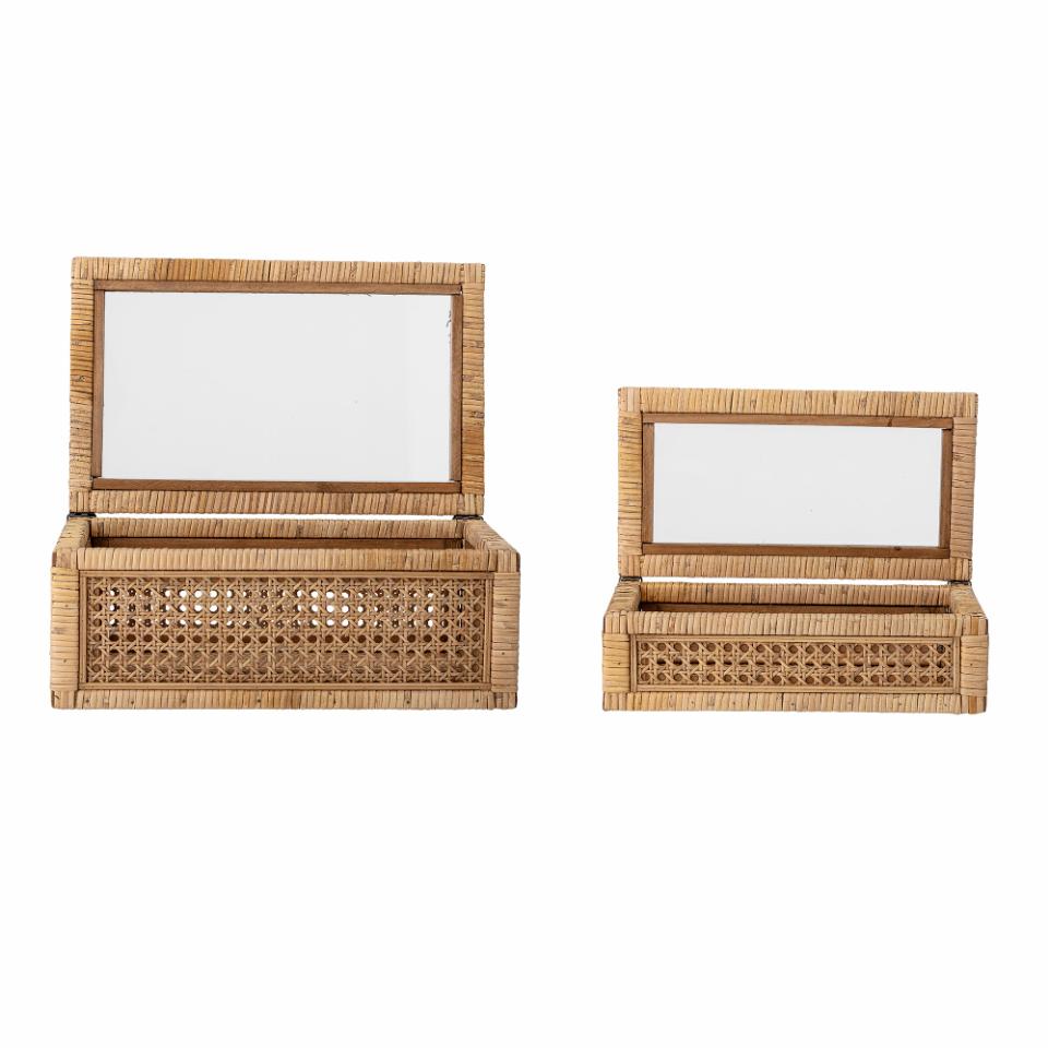 Set 2 Caixas Lally Rattan