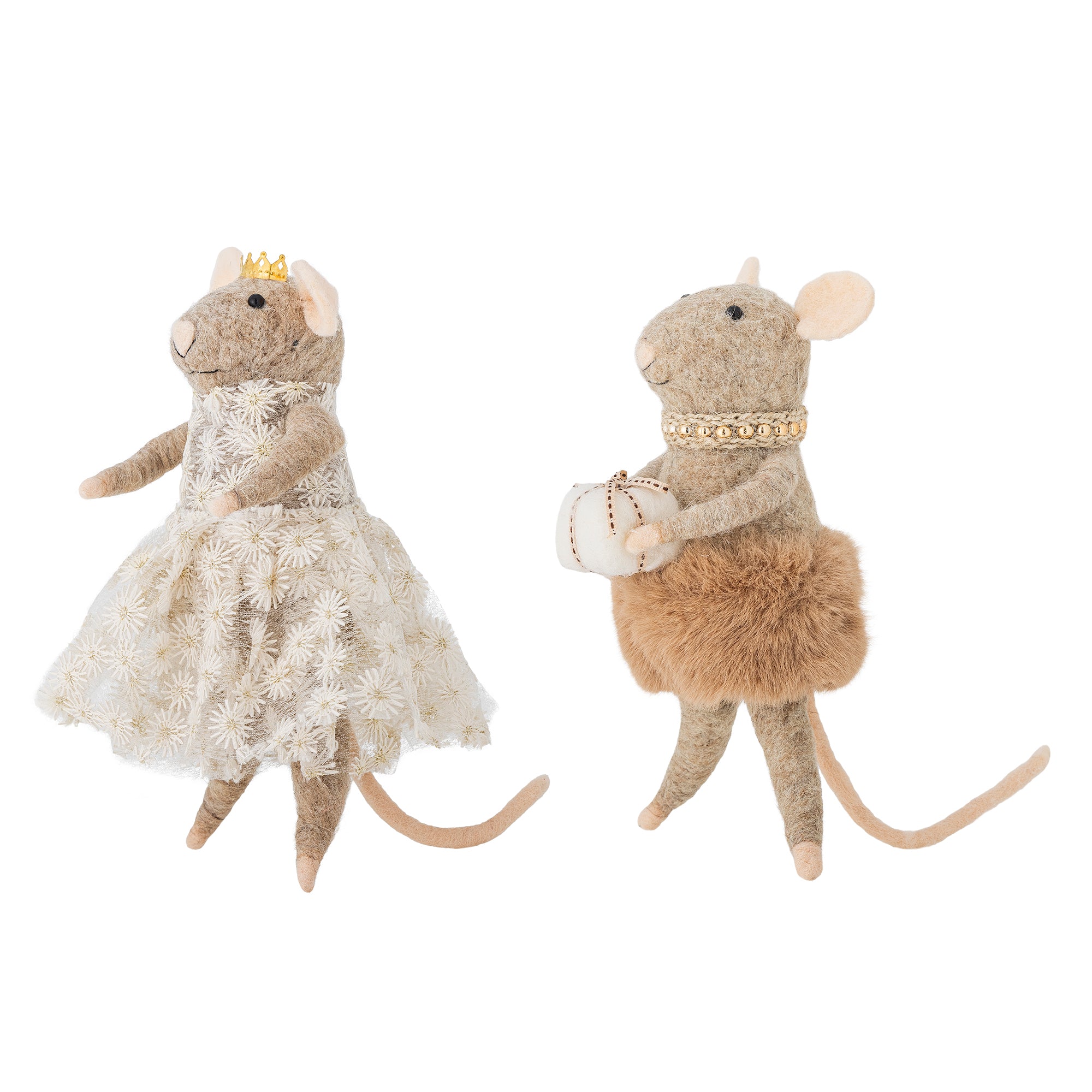 Set 2 Ratinhos "Princesa e Principe"